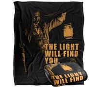 LOGOVISION The Conjuring Last Rites The Light Will Find You Plaid Ultra Doux au Toucher Soyeux - 152 x 127 cm