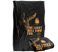 LOGOVISION The Conjuring Last Rites The Light Will Find You Plaid Ultra Doux au Toucher Soyeux - 91 x 147 cm