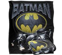 LOGOVISION The Flash Batman Batmobile Plaid Ultra Doux au Toucher Soyeux - 152 x 127 cm