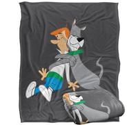 LOGOVISION The Jetsons Astro Hugging George Plaid Ultra Doux au Toucher Soyeux - 152 x 127 cm