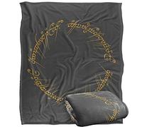 LOGOVISION The Lord of The Rings One Ring Plaid Ultra Doux au Toucher Soyeux - 152 x 127 cm