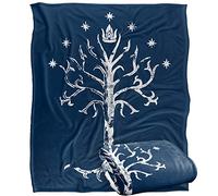 LOGOVISION The Lord of The Rings Tree of Gondor Plaid Ultra Doux au Toucher Soyeux - 152 x 127 cm