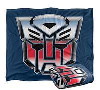 LOGOVISION Transformers Autobot Airbrush Logo Plaid Ultra Doux au Toucher Soyeux - 152 x 127 cm