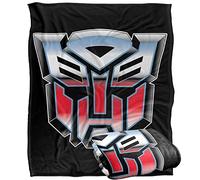 LOGOVISION Transformers Autobot Shine Plaid Ultra Doux au Toucher Soyeux - 152 x 127 cm