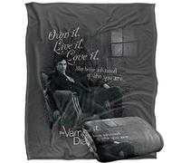 LOGOVISION Vampire Diaries Be Yourself Plaid Ultra Doux au Toucher Soyeux - 152 x 127 cm