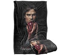 LOGOVISION Vampire Diaries Damon Fruit Plaid Ultra Doux au Toucher Soyeux - 91 x 147 cm