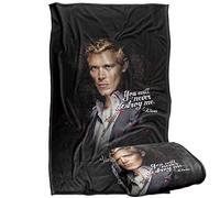 LOGOVISION Vampire Diaries Never Destroy Plaid Ultra Doux au Toucher Soyeux - 91 x 147 cm