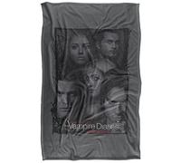LOGOVISION Vampire Diaries So Here We are Plaid Ultra Doux au Toucher Soyeux - 91 x 147 cm