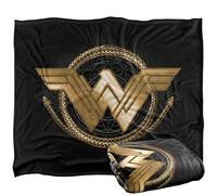 LOGOVISION Wonder Woman Lasso Logo Plaid Ultra Doux au Toucher Soyeux - 152 x 127 cm