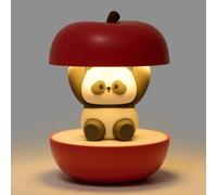 LOGT Jolie Lampe LED en Forme Panda Rechargeable par USB 3 Niveaux de Luminosité. Veilleuse à Intensité Réglable Batterie Intégrée sans fil Interrupteur Tactile Lampe de Chevet Fonctionnant