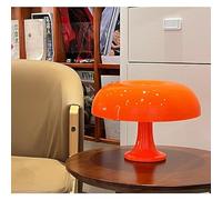LOGT Orange Lampe de Table LED Champignon Lit de Table avec Câble USB Veilleuse Intérieure Variable Lampe de Nuit Eclairage Moderne Lampe de Table Mushroom Décoration Littéraire pour Chambre,Orange