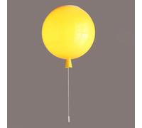 LOGT Plafonnier coloré en forme de Ballons avec interrupteur Lampe pour enfants - Lampe créative et moderne Ballo Décoration de chambre d'enfant - Plafonnier décoratif Motifs,Orange,35CM