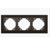 Logus 90 Cadre Triple Noir/Gris