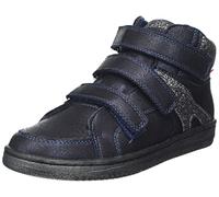 Lohan, Sneakers Hautes Fille, Marine Argent Brillant, 25