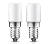 LOHAS Lampe E14 LED Ampoule pour Réfrigérateur, 1.5W pour Frigo, équivalente à une Ampoule 15Watt, Blanc Chaud 2700K, Lampe pour Machine a Coudre, Culot, 220-240V, Lot de 2