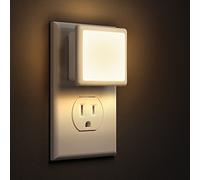 LOHAS - Lot de 2 veilleuses LED à brancher au mur, du crépuscule à l'aube, 3000 K, blanc doux, petite veilleuse marche/arrêt automatique pour chambre d'adultes et d'enfants, chambre à coucher, salle