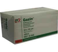 Lohmann & Rauscher Compresse de gaze Gazin non stérile 10x10cm, 16 plis, 17 fils, 100 pièces