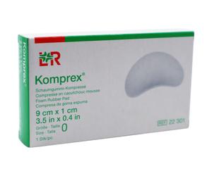 Lohmann & Rauscher Komprex Compresse En Caoutchouc Mousse 0 9x5cm Epaisseur 1cm 1 Pièce (22301)