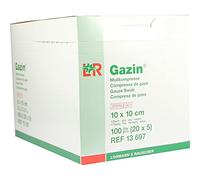 Lohmann & Rauscher Lot de 100 compresses de gaze de gaze 10 x 10 cm