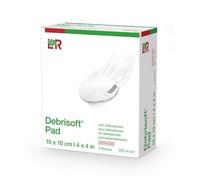 Lohmann&Rauscher Lot de 5 tampons Lohmann & Rauscher Debrisoft 10 x 10 stériles