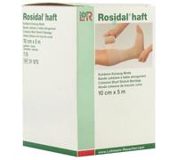 Lohmann & Rauscher Rosidal Haft Bande Cohésive A Faible Allongement 10cm x 5m Pièce 1 (31975)