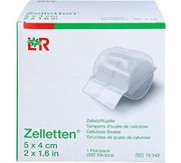 Lohmann & Rauscher Tampons d'ouate de cellulose en rouleaux - Lot de 300 - Non stériles - Blanc - Non parfumé