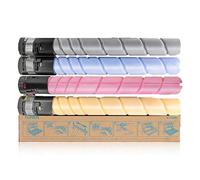 LOHU Remplacement De Cartouches De Toner Compatibles pour Konica Minolta TN221 TN221BK TN221C TN221Y TN221Y Cartouche De Toner TN221M pour Konica Minolta Bizhub C227 C287 C7528 Toner,4 Colors