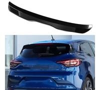 LohxA Aileron d'aile de Toit arrière de Voiture pour Renault Clio 4 IV 2012-2019, aileron arrière de hayon ABS, Aspect Noir Brillant/Fibre de Carbone,Glossy Black