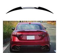 LohxA Becquet Arrière Automatique pour Alfa Romeo Giulia 2015-2024,becquet d'ailes de Queue de Coffre en ABS,lèvre de Séparation de Hayon,Noir Brillant,Glossy Black