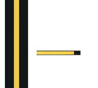 LohxA Marqueur supérieur de Volant de Voiture pour Tesla Model Y 3 X S, marqueur supérieur de Volant de Voiture, marquage Rouge de Ligne Centrale,D-Yellow Black