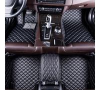 Tapis de Sol de Voiture Antidérapants Personnalisés pour Renault ARKANA 2019-2023,Coussinets de Pied pour Conduite à Gauche,3 Pièces/Ensemble/rangée Avant et Arrière,Cuir PU,All-Black