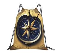 Loi De La Navigation À La Boussole Unisexe Sac À Cordon Grand Sacs De Sport Résistant Sac À Dos À Cordon Pour Plage Piscine Yoga