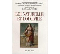 Loi Naturelle et Loi Civile