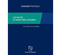 Loi Pacte Et Droit Des Affaires