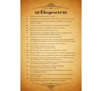 Loi sur le mariage - Certificat - Impression d'art Affiche Impression Proverbes Poster - Taille cm