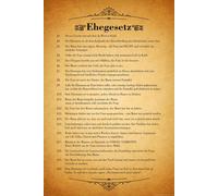 Loi sur le mariage - Certificat - Impression d'art Mini poster Proverbes - Taille 40x60 cm