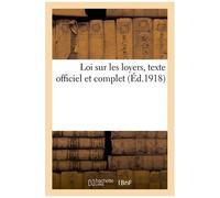 Loi Sur Les Loyers - Texte Officiel Et Complet