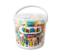 PlayMais – Set de bricolage Basic – Seau 5 L, 500 pièces multicolore