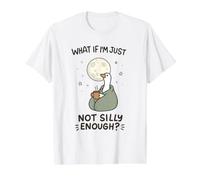 L'oie de la Pleine Lune n'est Pas Assez Stupide T-Shirt Graphique avec Valeur