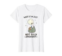 L'oie de la Pleine Lune n'est Pas Assez Stupide T-Shirt Graphique avec Valeur
