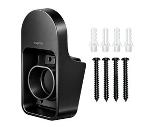 LoigiLink Support de charge type 2 Support mural pour chargeur de voiture EV Accessoires Wallbox Support mural pour voiture électrique Noir