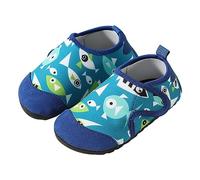 LOIJMK Auqa Chaussures de plage pour piscine et jardin, chaussures aquatiques pour tout-petits et filles, séchage rapide, chaussures d'intérieur pieds nus 34, b, 24 EU