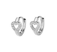 LOIJMK Boucles d'oreilles en forme de cœur pour femme - Plaqué or - Zircon cubique tendance - Cadeau de Saint-Valentin - Cadeau de fête des mères - Bijoux hip-hop - Serpent, taille unique, Métal, Pas