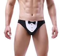 LOIJMK Boxer éléphant pour homme - Mode masculin - Noeud papillon - Knickers - Lettres - Sous-vêtements - Culotte - Valentin, Noir , L