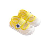 LOIJMK Chaussures bébé fille tout-petit semelles souples non glissantes chaussures bébé respirantes bébé 0 3 chaussures survêtement garçons, Blanc., 23 EU