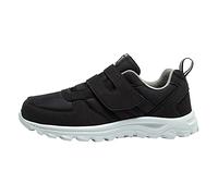 LOIJMK Couple Models Hommes d'Âge Moyen et Personnes Âgées, Légères et Confortables, Antidérapantes Fermeture Chaussures de Sport Chaussures Hommes Rouge 43, Noir, 44 EU