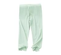 LOIJMK Legging fin pour fille pour le printemps et les loisirs, tous les pantalons unis en tricot pour filles, Vert clair., 9-10 ans