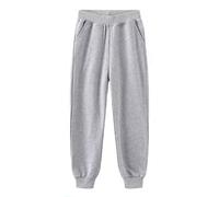 LOIJMK Pantalon de survêtement pour enfants Couleur unie Été et Printemps Pantalon décontracté pour garçons et filles Medium Children Boys Noir Pantalon de jogging pour hommes, gris, 18-24 mois