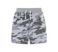 LOIJMK Pantalon d'été en coton tricoté, short de sport en camouflage pour enfants, pantalon décontracté à cinq points Short bébé garçon 86, gris, 3 ans