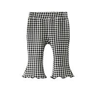 LOIJMK Pantalons côtelés solides côtelés pour tout-petit et nouveau-né - Pantalons à volants - Tenues - Vêtements - Legging serré, Blanc., 2-3 ans